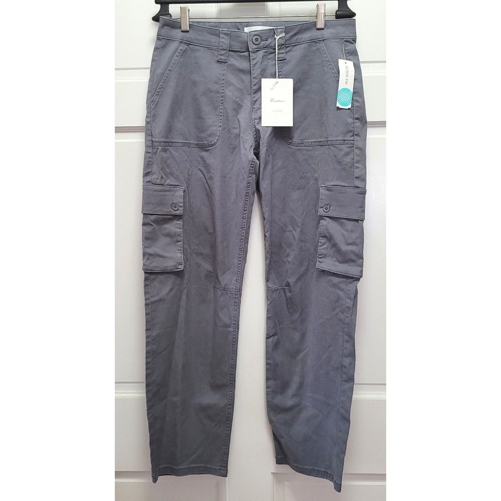 Stitch Fix KanCan Women's Mid Rise Straight Cargo Pants - Grey - Sz 4